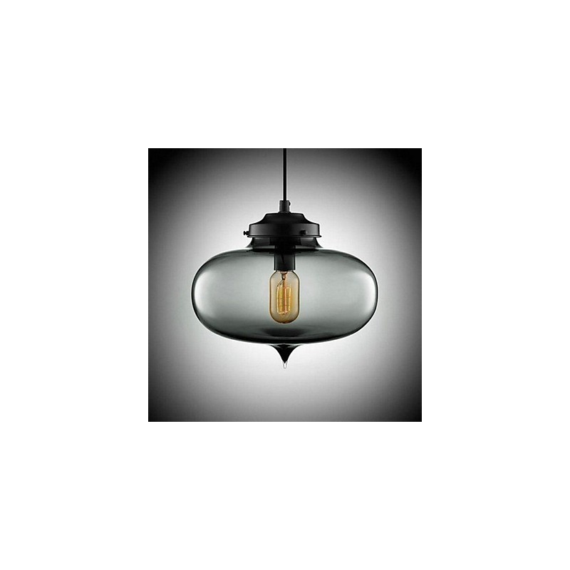 Lampada a sospensione Bubble Design 1 luce minimalista in ferro dipinto