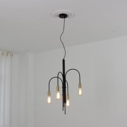 Lampadario moderno in ferro a sospensione semplice