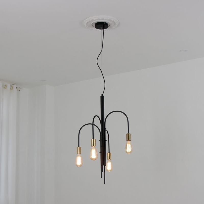 Lampadario moderno in ferro a sospensione semplice