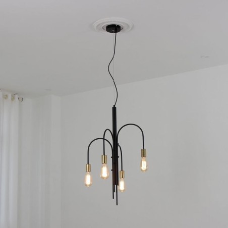 Lampadario moderno in ferro a sospensione semplice