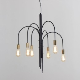 Lampadario moderno in ferro a sospensione semplice