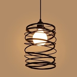 Lampadario classico mini in metallo nero