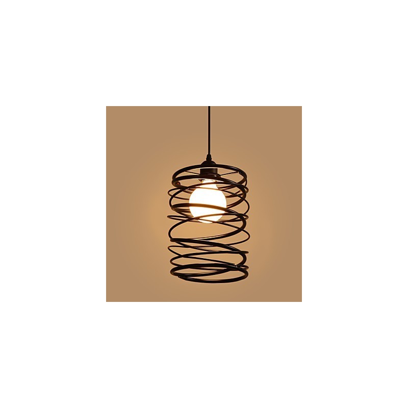 Lampadario classico mini in metallo nero