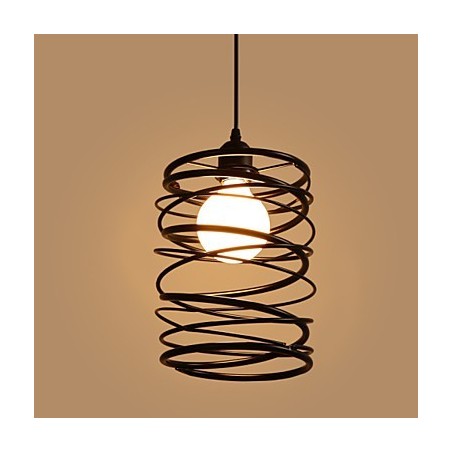 Lampadario classico mini in metallo nero