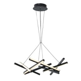 Lampadario a sospensione moderno a forma di ramo d'albero, 8 luci LED, 60 x 23 cm