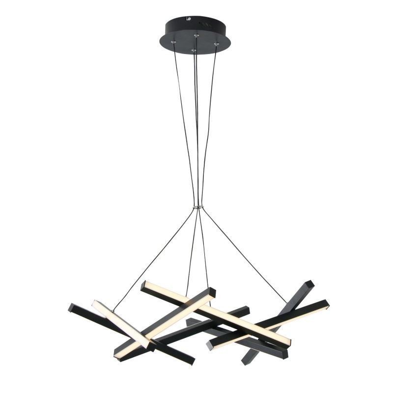 Lampadario a sospensione moderno a forma di ramo d'albero, 8 luci LED, 60 x 23 cm