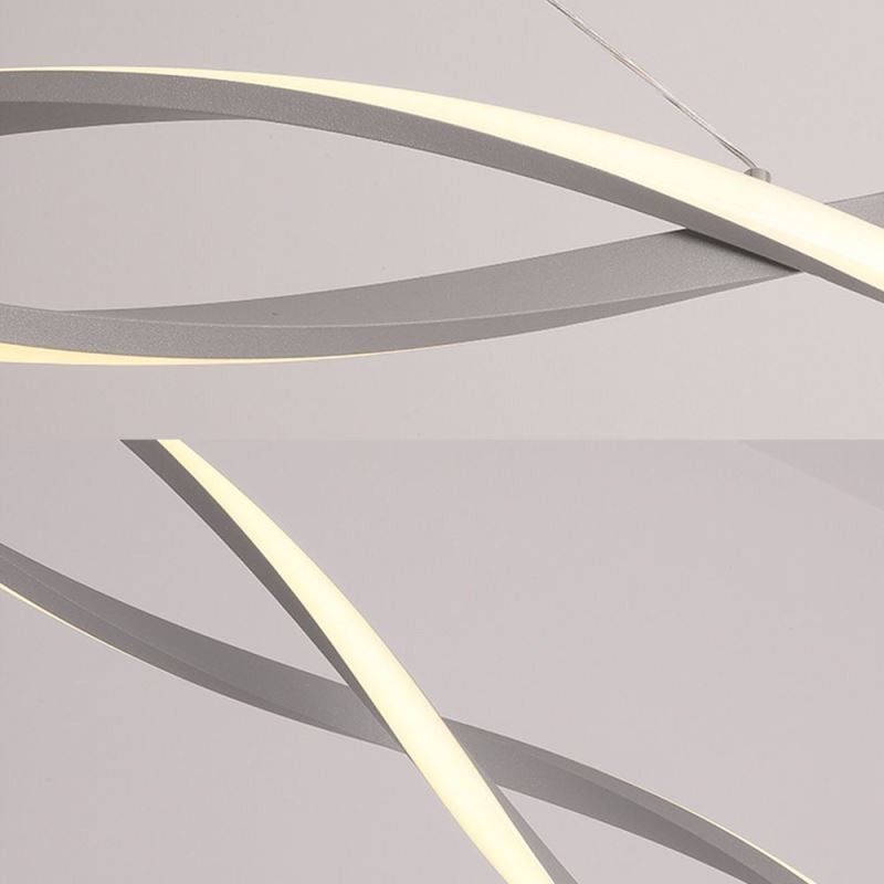 Lampada a sospensione LED moderna Twist, 30W, 2400 lm, 97x12 cm, cavo 150 cm, dimmerabile 3000-6000K