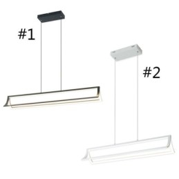 Lampada a sospensione LED moderna a forma di libro per soggiorno e studio