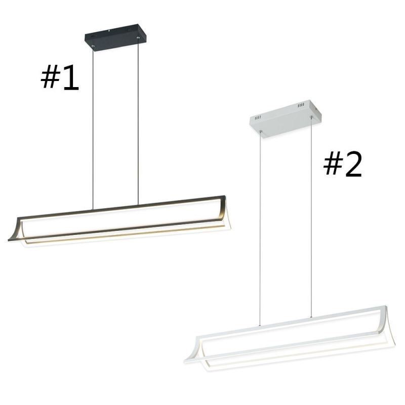 Lampada a sospensione LED moderna a forma di libro per soggiorno e studio