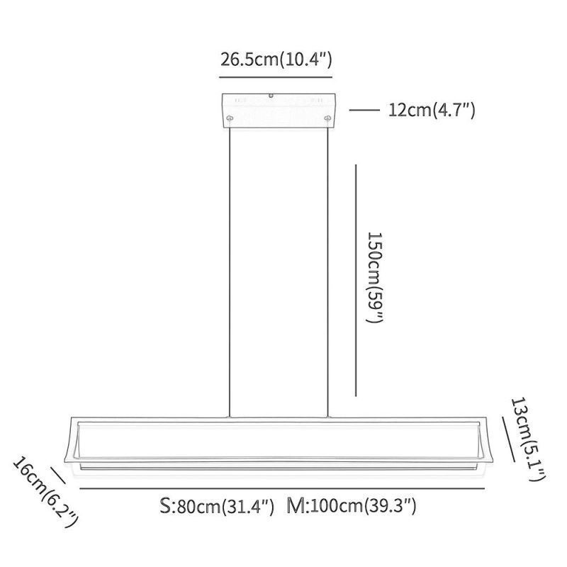 Lampada a sospensione LED moderna a forma di libro per soggiorno e studio