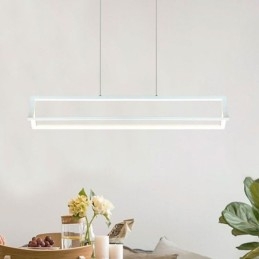 Lampada a sospensione LED moderna a forma di libro per soggiorno e studio