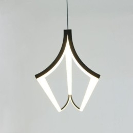 Lampada a sospensione LED moderna a forma di libro per soggiorno e studio