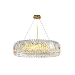Lampada a sospensione rotonda in vetro stile europeo E12/E14 8/10/12 luci