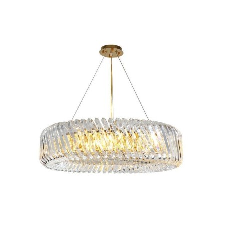 Lampada a sospensione rotonda in vetro stile europeo E12/E14 8/10/12 luci