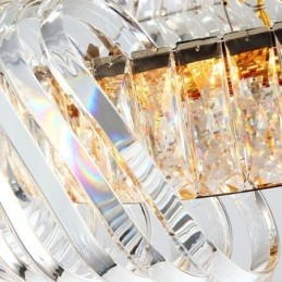 Lampada a sospensione rotonda in vetro stile europeo E12/E14 8/10/12 luci