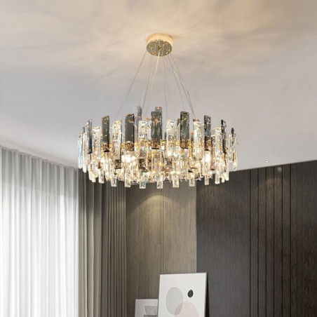 Lampadario a sospensione in vetro stile europeo