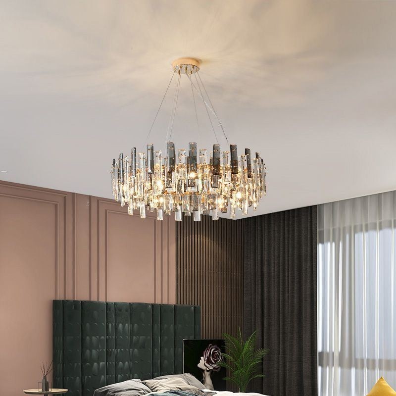 Lampadario a sospensione in vetro stile europeo