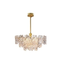Lampadario a sospensione in vetro stile europeo 6/9/10 luci E12/E14