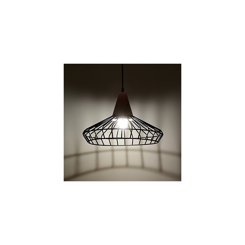 Lampadario moderno contemporaneo in metallo dipinto, 1 livello, bianco e nero