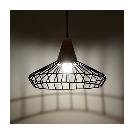 Lampadario moderno contemporaneo in metallo dipinto, 1 livello, bianco e nero