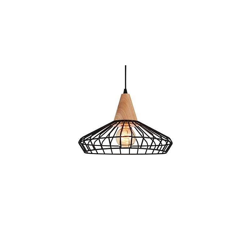 Lampadario moderno contemporaneo in metallo dipinto, 1 livello, bianco e nero