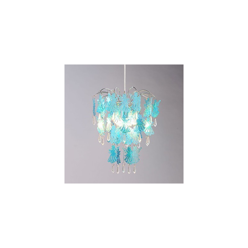 Lampadario moderno angelo blu stile IKEA Droplight