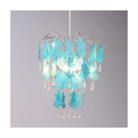 Lampadario moderno angelo blu stile IKEA Droplight
