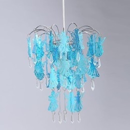 Lampadario moderno angelo blu stile IKEA Droplight
