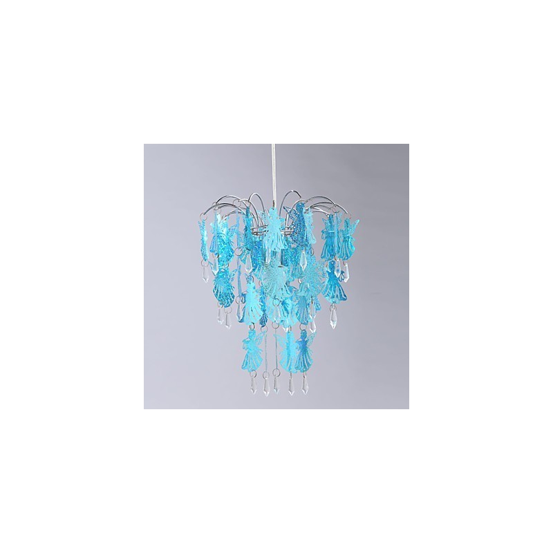 Lampadario moderno angelo blu stile IKEA Droplight