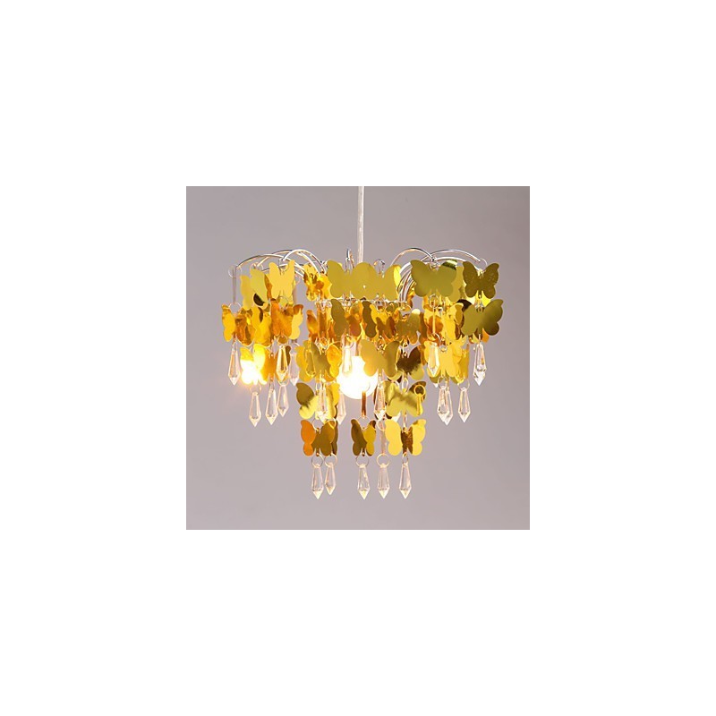Lampadario a farfalla moderno dorato Sroplight