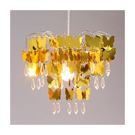 Lampadario a farfalla moderno dorato Sroplight