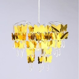 Lampadario a farfalla moderno dorato Sroplight