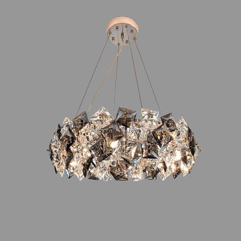 Lampadario moderno minimalista in vetro per soggiorno