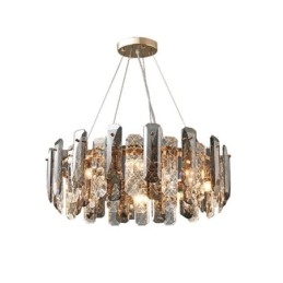 Lampada a sospensione in vetro stile europeo con 4/6/12/14 luci E12/E14