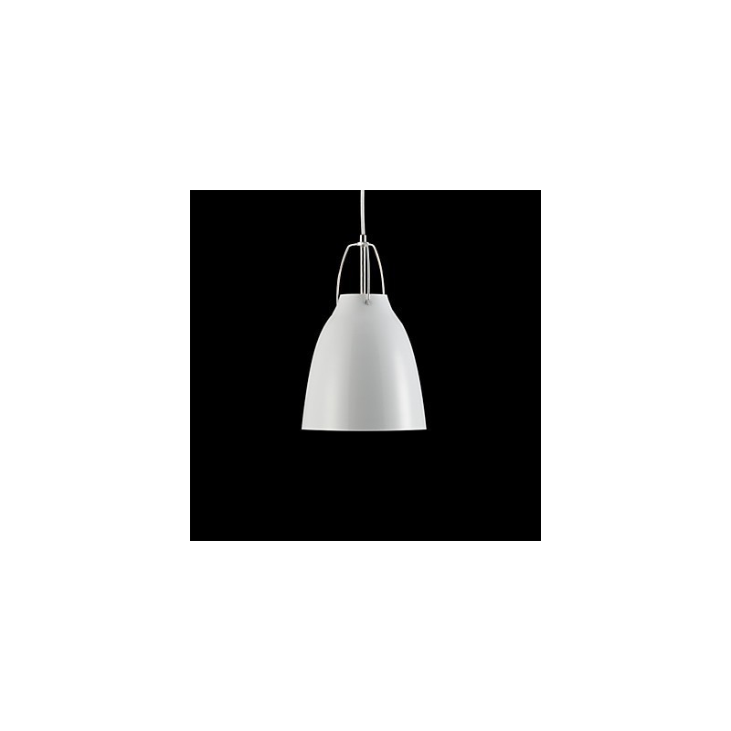 Lampada a sospensione classica in metallo a 1 luce, finitura galvanizzata, E26/E27
