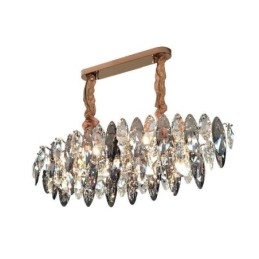 Lampadario a sospensione in vetro stile europeo 10 luci E12/E14