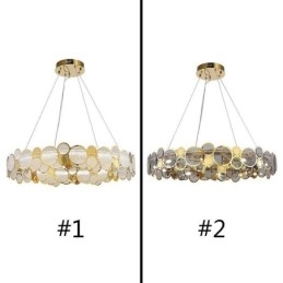 Lampadario a sospensione in vetro stile europeo creativo