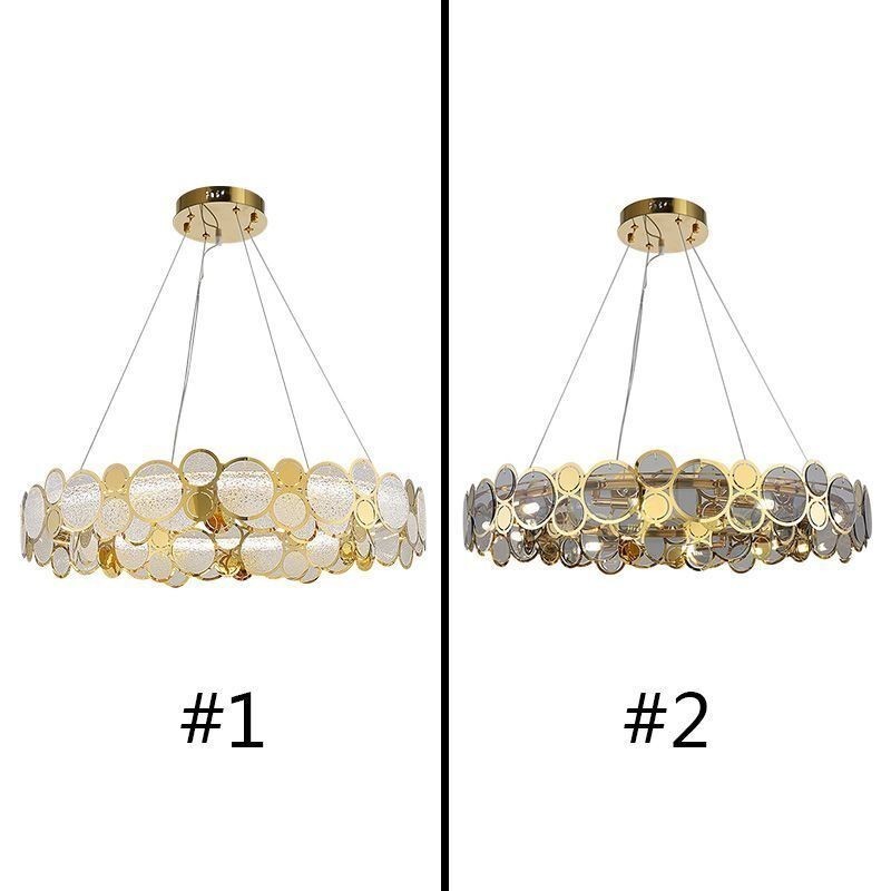 Lampadario a sospensione in vetro stile europeo creativo