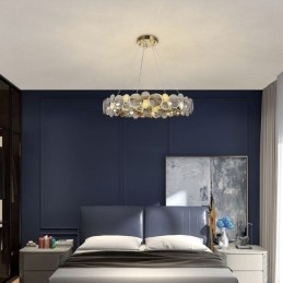 Lampadario a sospensione in vetro stile europeo creativo