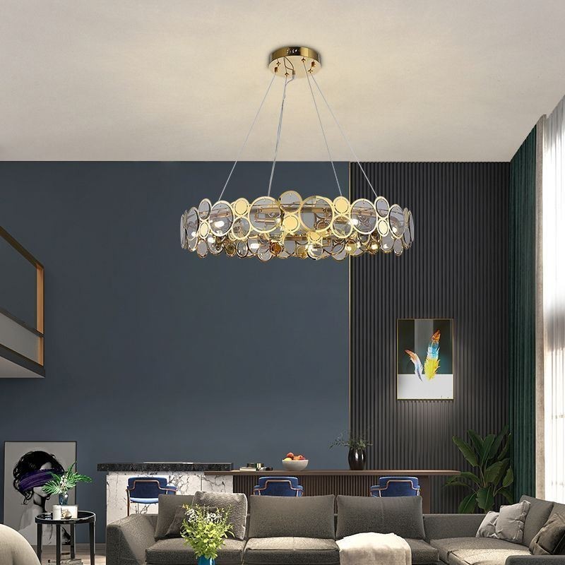 Lampadario a sospensione in vetro stile europeo creativo