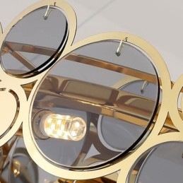 Lampadario a sospensione in vetro stile europeo creativo