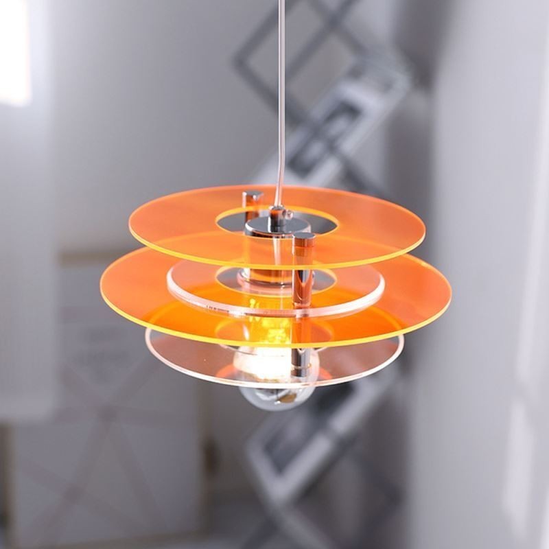 Lampada a sospensione nordica postmoderna in acrilico