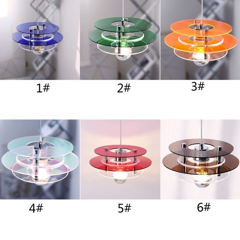 Lampada a sospensione nordica postmoderna in acrilico