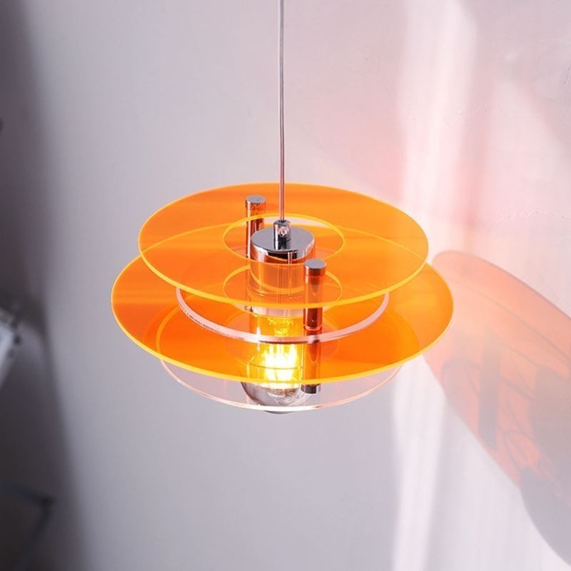 Lampada a sospensione nordica postmoderna in acrilico