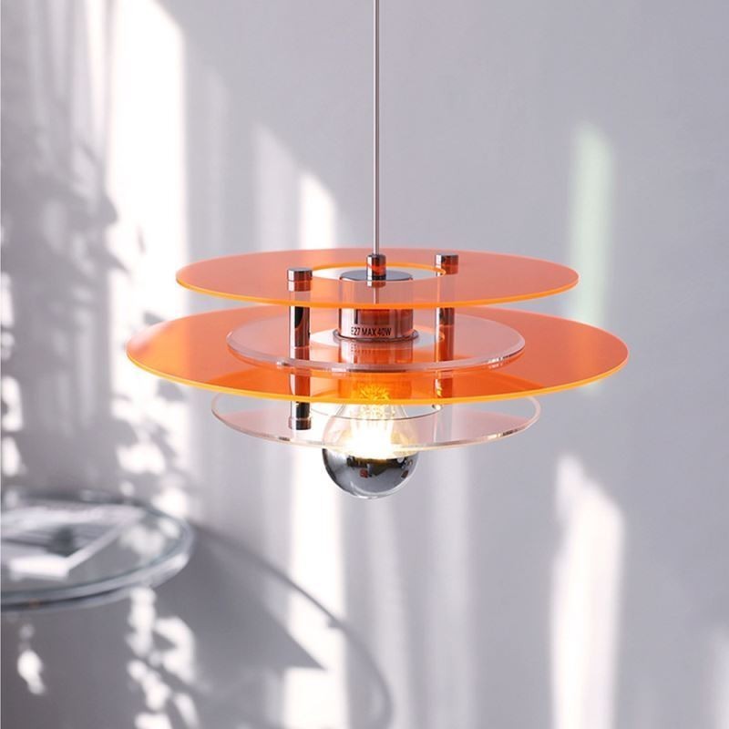Lampada a sospensione nordica postmoderna in acrilico