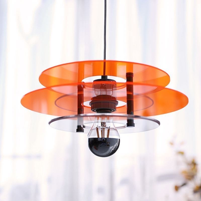 Lampada a sospensione nordica postmoderna in acrilico
