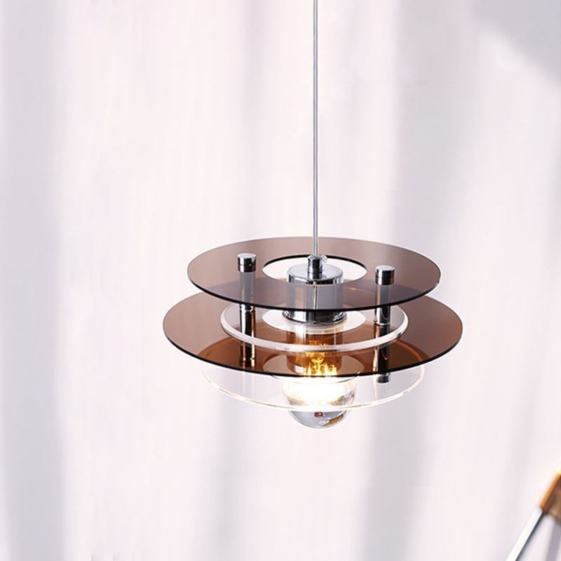 Lampada a sospensione nordica postmoderna in acrilico