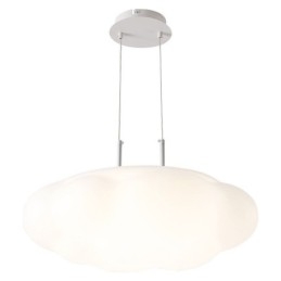 Lampada a sospensione LED a nuvola bianca, creativa, 12W/36W, 31x22 cm / 54x36 cm