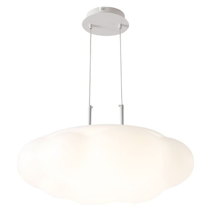 Lampada a sospensione LED a nuvola bianca, creativa, 12W/36W, 31x22 cm / 54x36 cm
