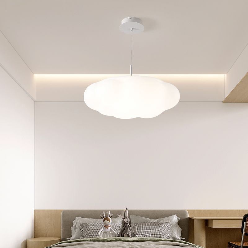 Lampada a sospensione LED a nuvola bianca, creativa, 12W/36W, 31x22 cm / 54x36 cm